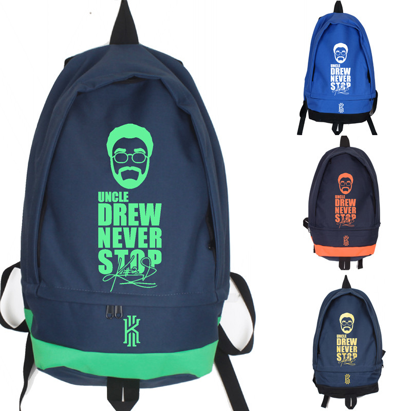 Vsten Original tio Drue Kelly Irving basquete mochila saco de escola mochila saco de treinamento de basquete