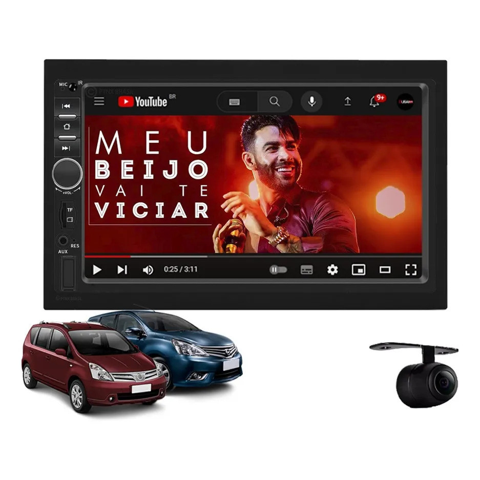 Central Multimídia Nissan Grand Livina E Livina 2009 À 2014