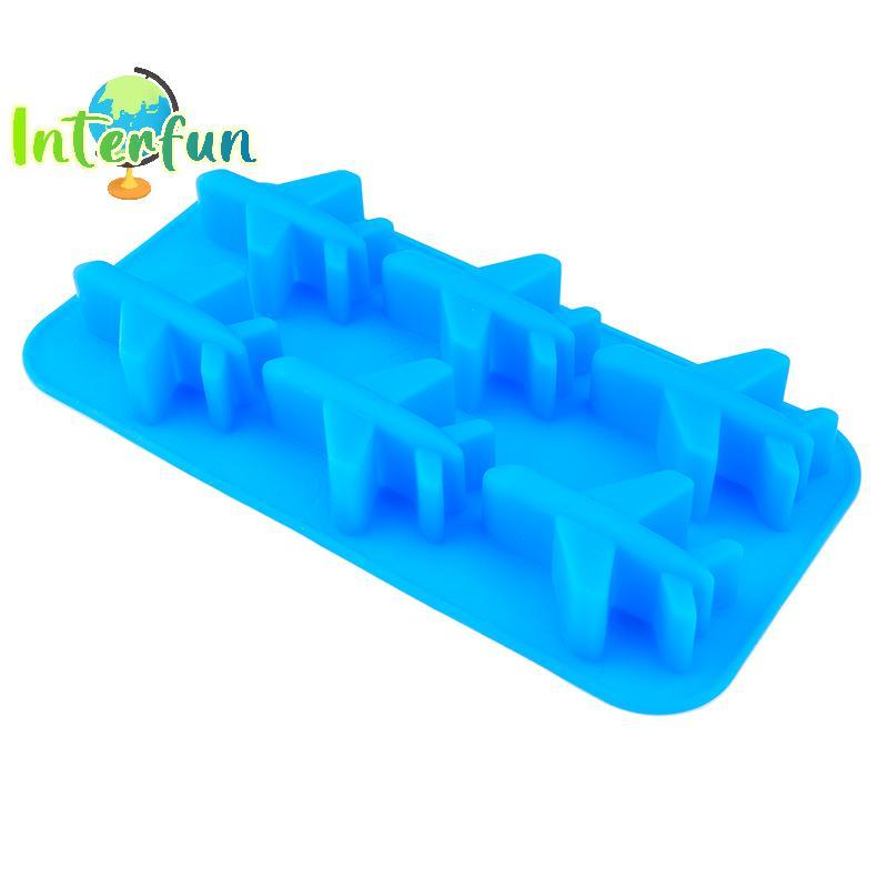 [InterfunB] Molde De Bola De Cubo De Gelo Em Forma De Avião 3d De Silicone Para Fazer Sorvete , Chocolate [Novo]