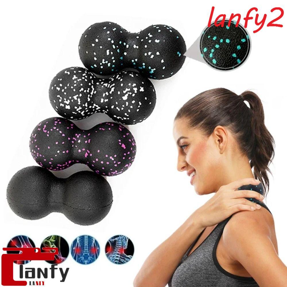 Bola De Massagem LANFY EPP , De Amendoim Fitness De Alta Densidade Miofascia De Lacrosse Para De Academia De Ioga