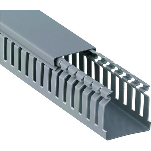 Canaleta Hellermann Heladuct 80x50mm Cinza Recorte Aberto