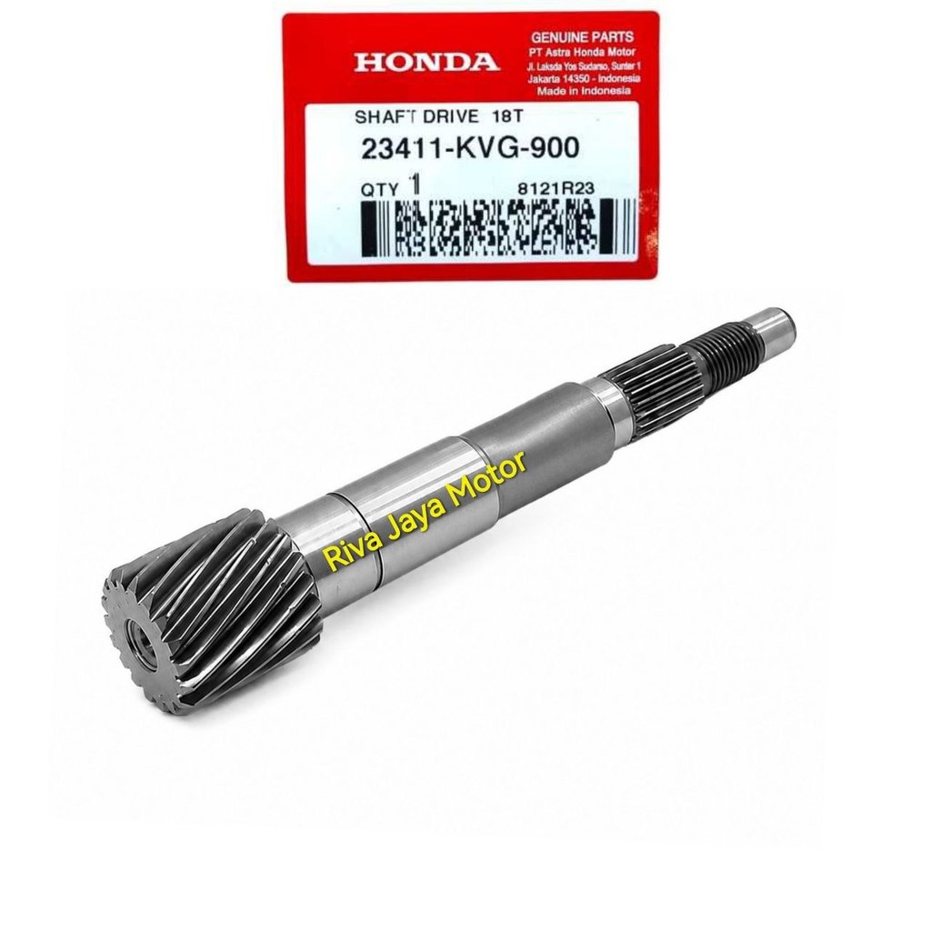 AS Polia VARIO OLD CW TECHNO 110 Transmissão De Eixo De Carbono 18T 23411-KVG-900 MOTOR ORIGINAL AHM ASTRA HONDA