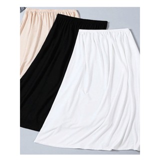 Saia de fundo superior de tubo estilo de duas peças, novo estilo, anágua de fundo, saia longa de segurança, roupa intern