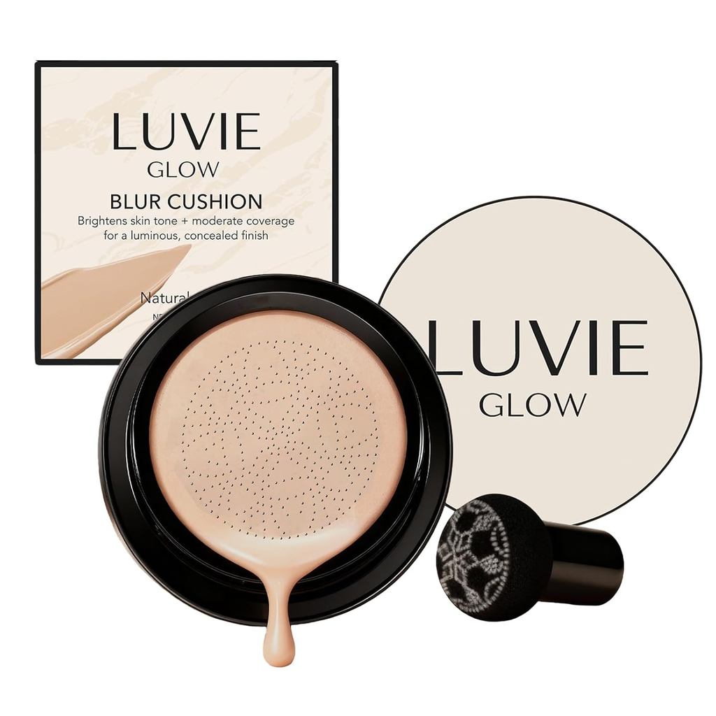 Base de Maquiagem para o Rosto, CC Cream com Almofada de Ar em Forma de Cogumelo, Corretivo Hidratante e Iluminador de L