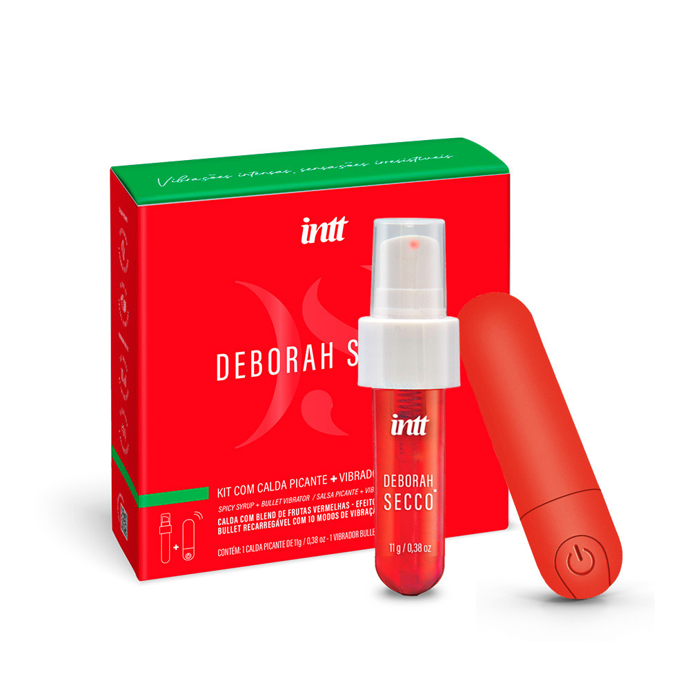 Kit Intt Deborah Secco Bullet + Calda Beijável