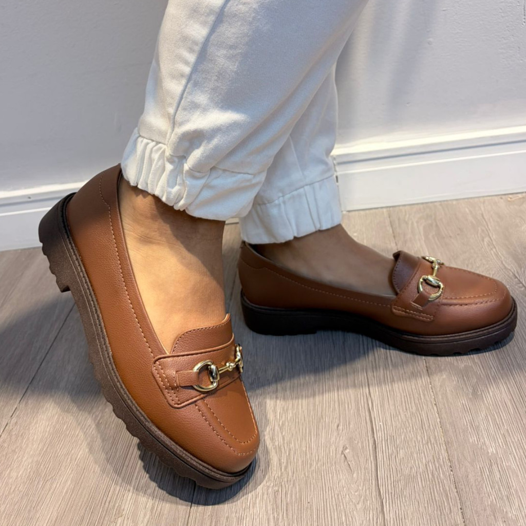 Sapato Mocassim Feminino Social Tratorado Modare Confortavel