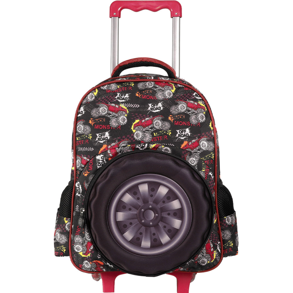 Mochilete Monster Truck YS42428 - Yins -  VERMELHO