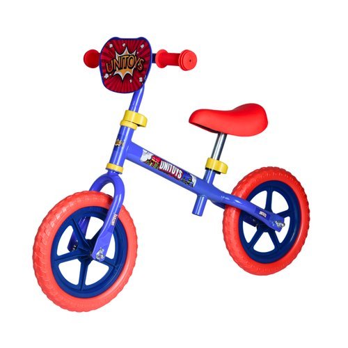 Bicicleta De Equilíbrio Infantil Sem Pedal Aro 21 Azul Unitoys Leve Segura Crianças Aprendizado Diversão Segurança