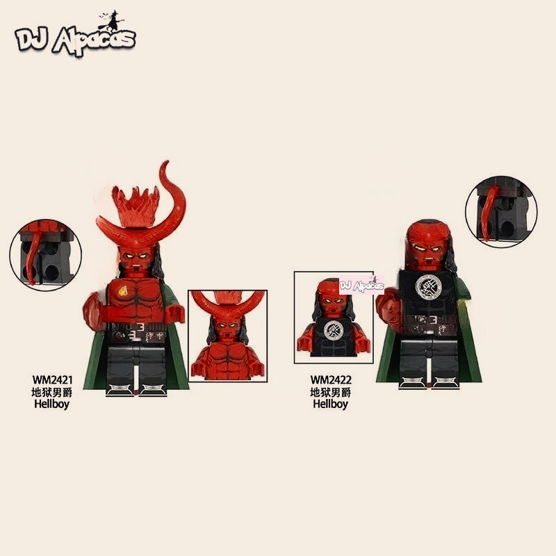 Blocos De Construção Figuras Brinquedo Colecionável WM2421 WM2422