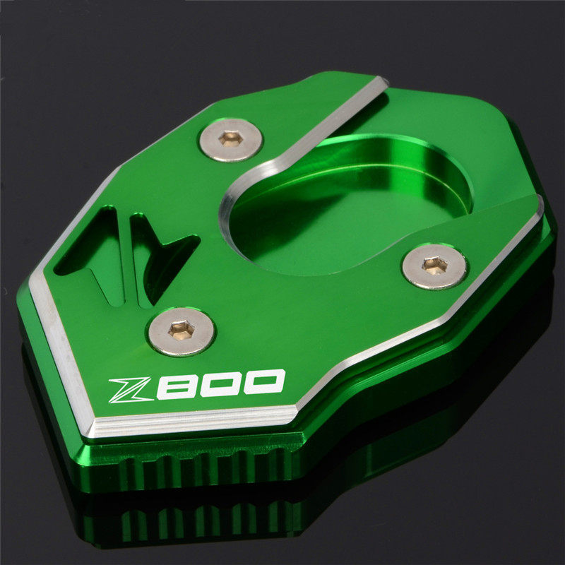 Kawasaki Z800 13-17 Modificado CNC Suporte Lateral Base de Almofada Extra Grande Suporte para Pés Acessórios de Base de