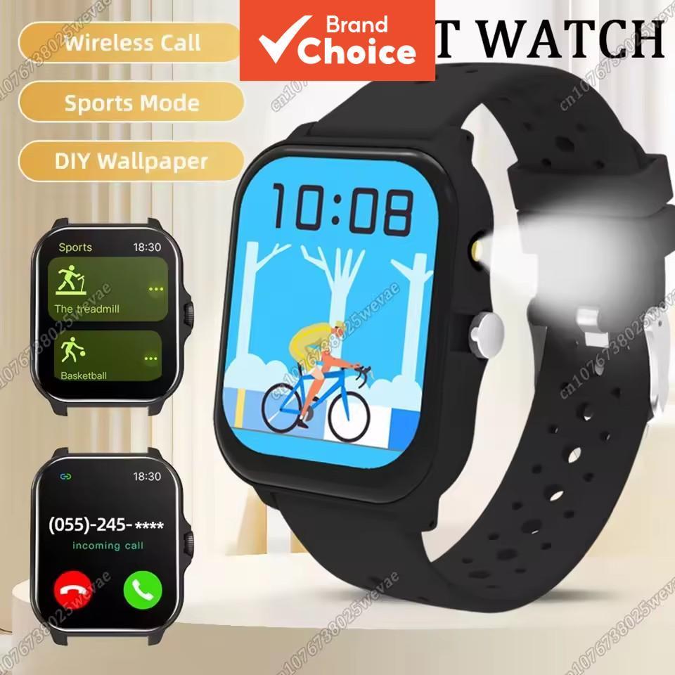 2026 Novo Smartwatch Android Telefone 1.83 Polegadas Tela Colorida Bluetooth Chamada LED Lanterna Esportiva Ao Ar Livre