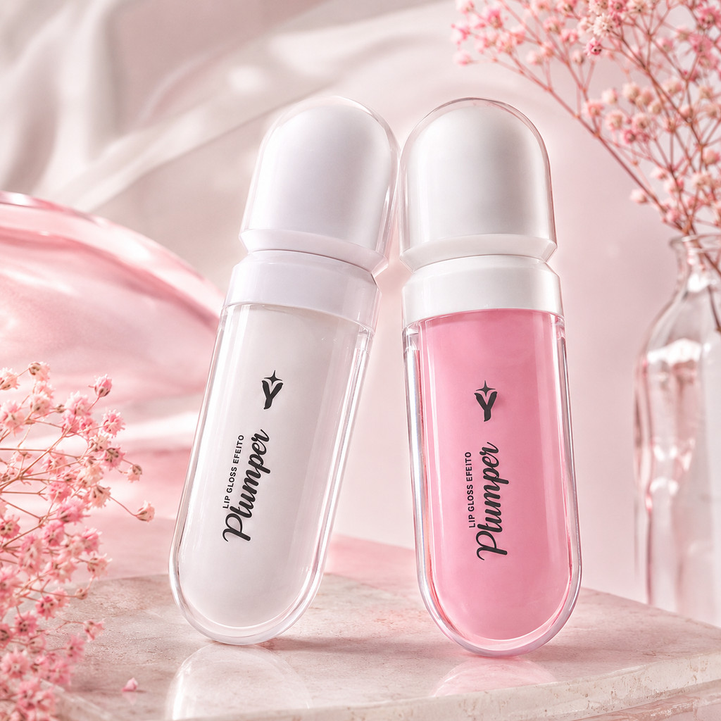 Brilho labial claro e hidratante/lábios hidratantes/lábios carnudos super volume instantâneo/ linhas labiais clareadoras