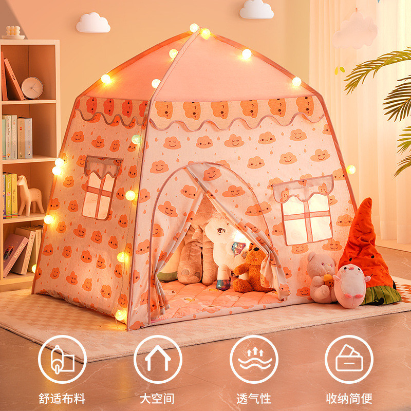 Tenda infantil interna, casa de brincar para bebês, meninos, meninas, princesa, castelo, casa pequena, cama separada