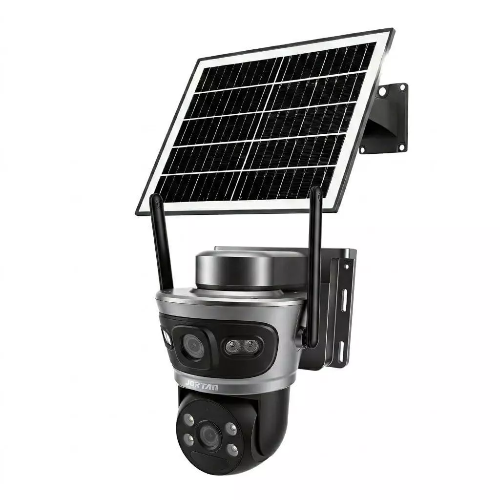 Câmera Solar Inteligente 4G Dupla Tela Vigilância Externa com Detecção de Movimento — imagem 1