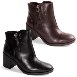 Bota Ramarim Comfortflex Couro Cano Curto Original Lançamento