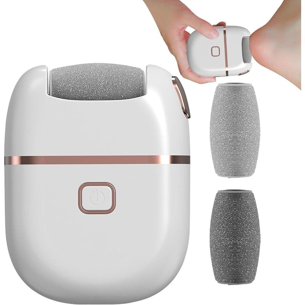 Lixa Elétrica para Pés DzpKrka, Lixa Elétrica para Pés de 400mAh, Removedor de Pele Dura, Removedor de Calos Elétrico pa