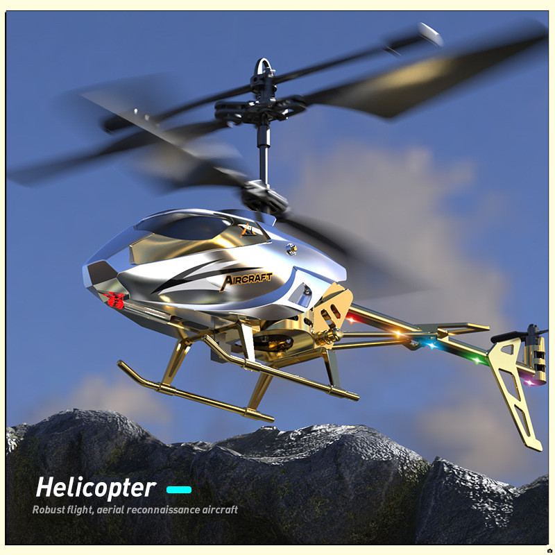 Helicóptero RC 3.5CH-Carregamento USB , À Prova De Colisão E Anticolisão , Mini Brinquedo Drone Fácil De Voar Para Menin