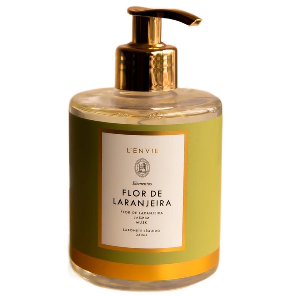 Sabonete Líquido Lenvie Flor de Laranjeira Elementos Jasmim e Cyclamen 350ml (102079350)