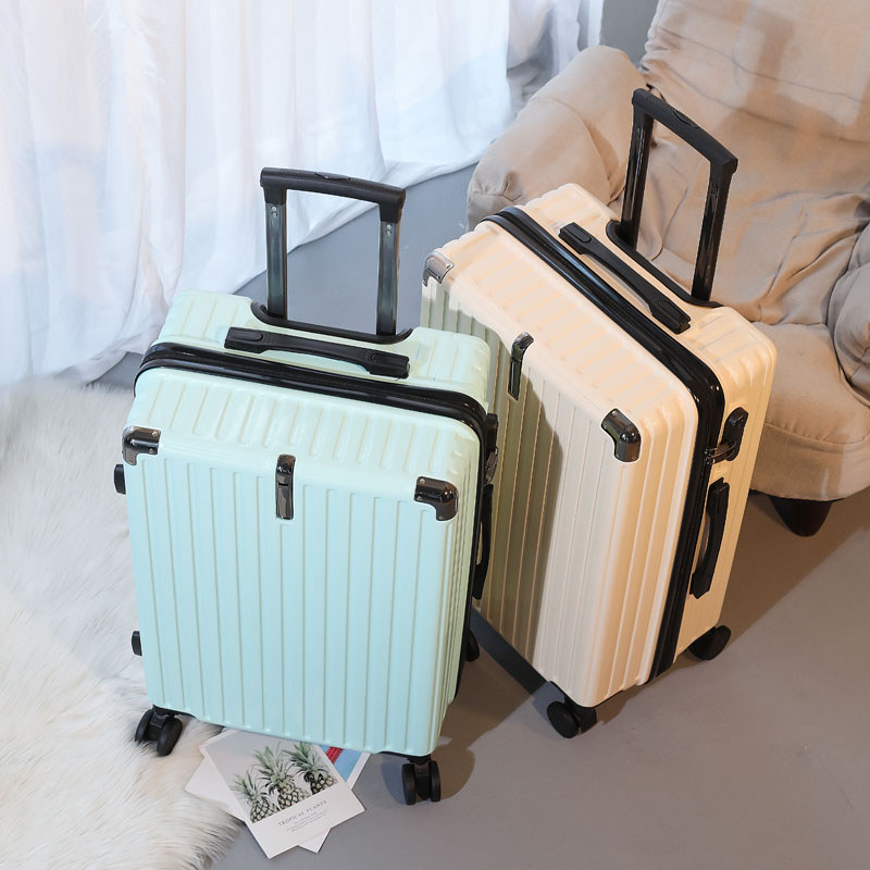 Bagagem meninos negócios viagem senha caso pequeno 67cm feminino trole caso Universal roda couro caso de alto valor 24