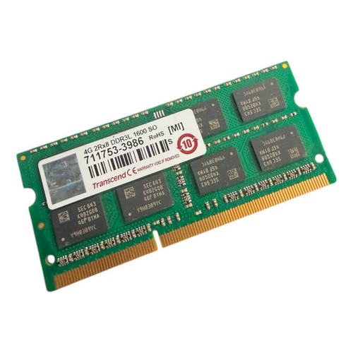 Memória Note 4gb Ddr3l Pc3l 12800s 1600mhz 2rx8 Transcend