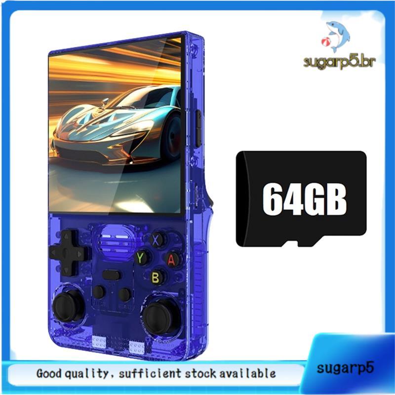 R39MAX Console De Jogos Retrô Portátil , 64G + 18000 + , Tela Colorida IPS De 4 Polegadas , 20 + Emuladores , Jogador De