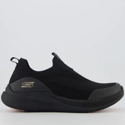 Tênis Skechers Bobs Moda Flex Feminino Preto