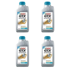 Kit 4 óleos Motor 15w40 Castrol Gtx Ultraclean Semissintético 1l