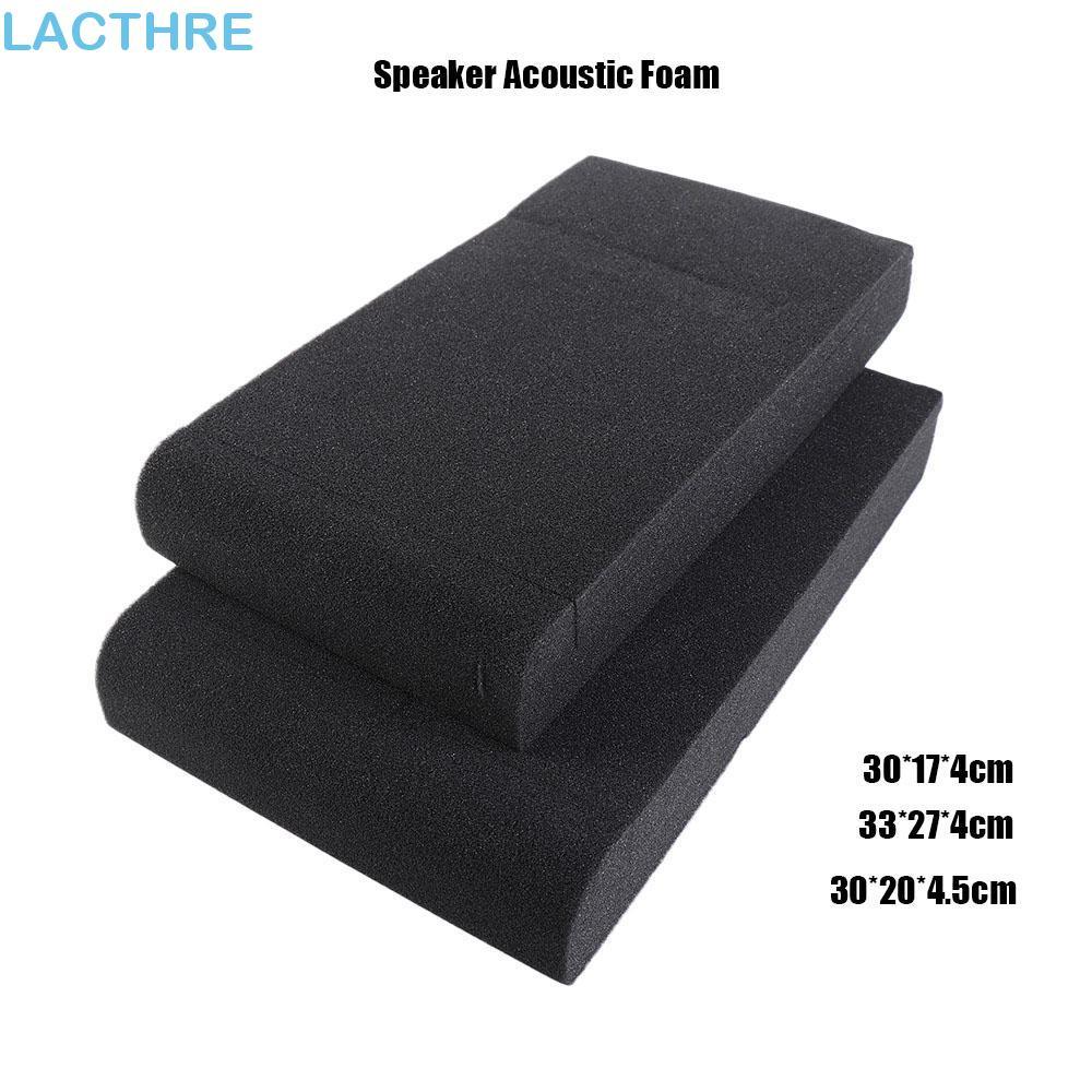 Almofadas De Isolamento De Alto-Falantes LACTHRE Som 33x27x4cm Subwoofer Desktop Speaker Espuma Acústica