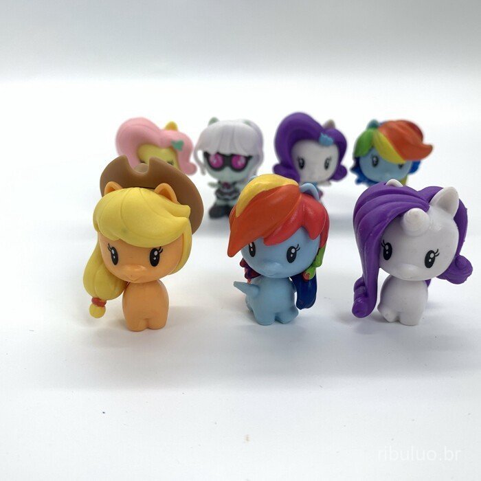 Novas miniaturas soltas da versão Q de My Little Pony: Twilight Sparkle, Twilight Sparkle, Twilight Sparkle, Twilight Sp