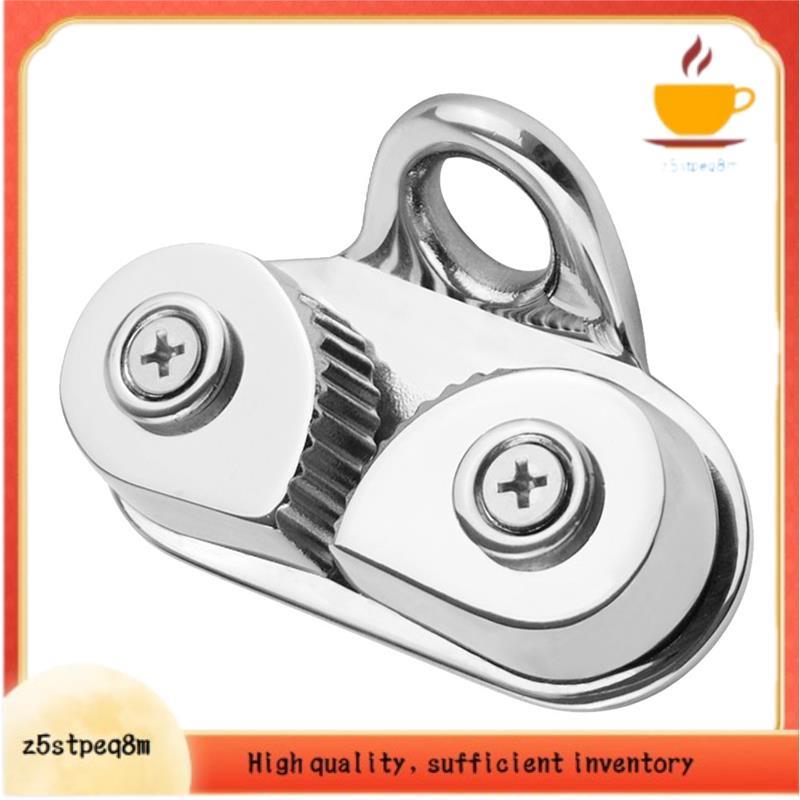 Polia De Aço Inoxidável Corda Pinça Braçadeira Cam Grampo Barco Chuteiras Fairlead Vela Veleiro Canoa Bote
