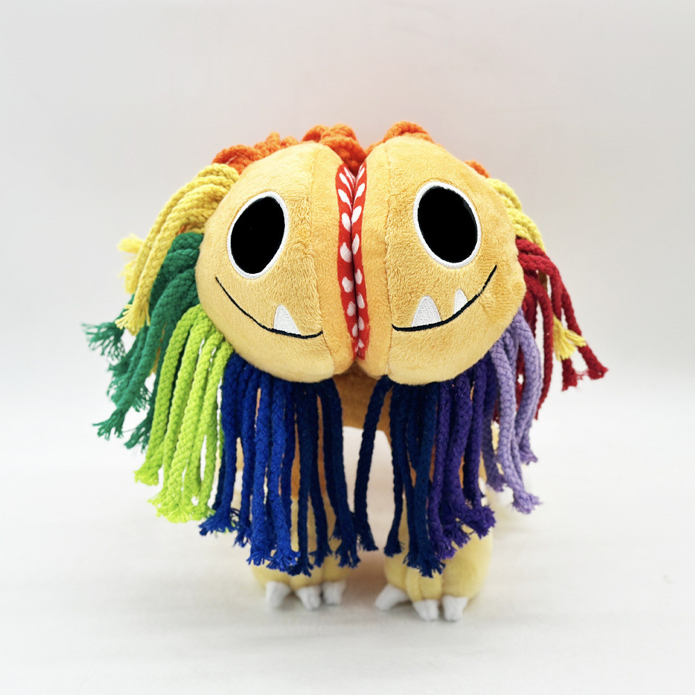 Novo produto brinquedo de pelúcia-voamente pelúcia-Poppy Playtime wireaby boneca leão colorida, altura 23cm, diversão mu