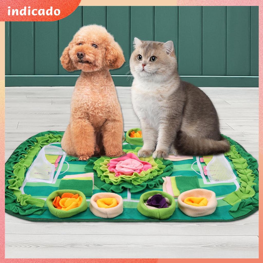 Pet Snuffle Esteira Para Cães Máquina Lavável Interativo Portátil Forrageamento Quebra-Cabeça Cobertor Shopbc8721