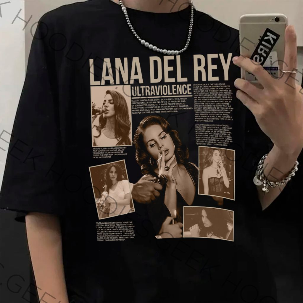 Camiseta Unissex Estampa Lana Del Rey - Álbum Ultraviolence | 100% Algodão Premium