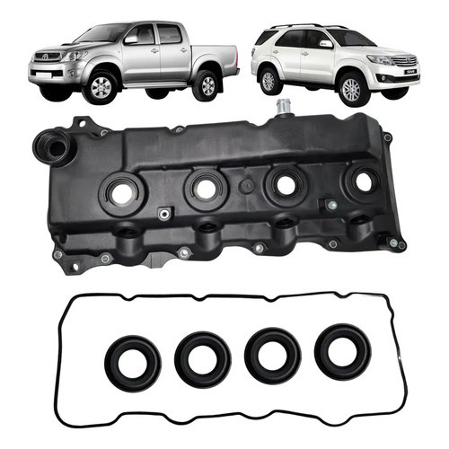 Tampa De Valvula Toyota Hilux Sw4 2.5 3.0 Turbo 2005 A 2015 Preto