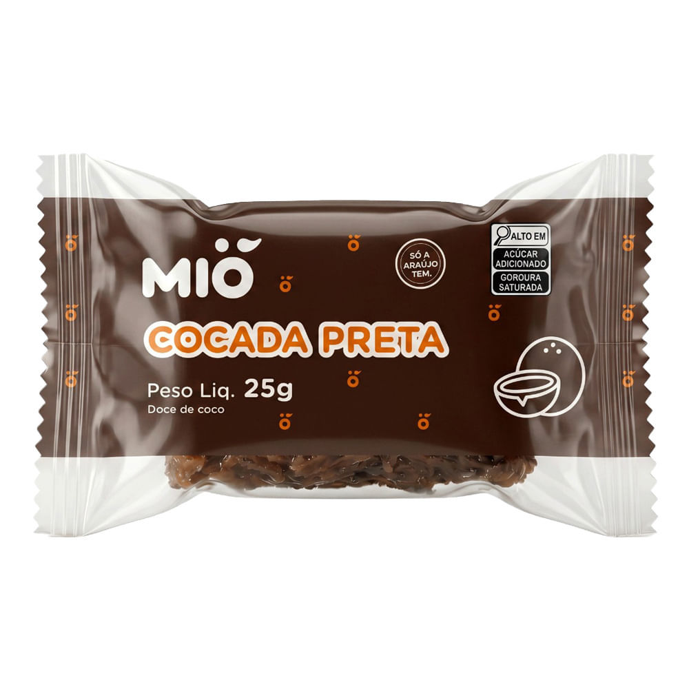 Cocada Mió Preta 25g