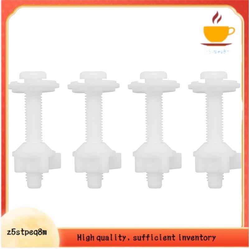 Parafusos De Dobradiça De Assento De Vaso Sanitário , 4 Unidades , Com Porcas De Plástico E Arruelas , Kit De Peças De R