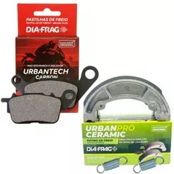 Kit Pastilhas + Lonas Cerâmica Fluo 125 Diafrag