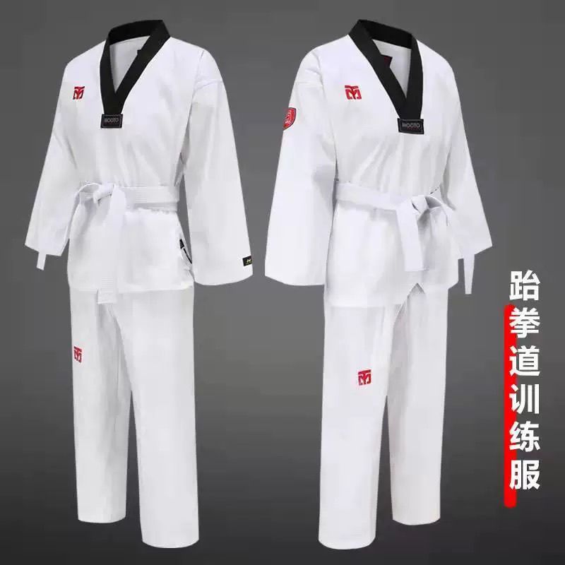 Estudantes universitários crianças homens mulheres adulto taekwondo roupas taekwondo roupas de manga comprida estudantes