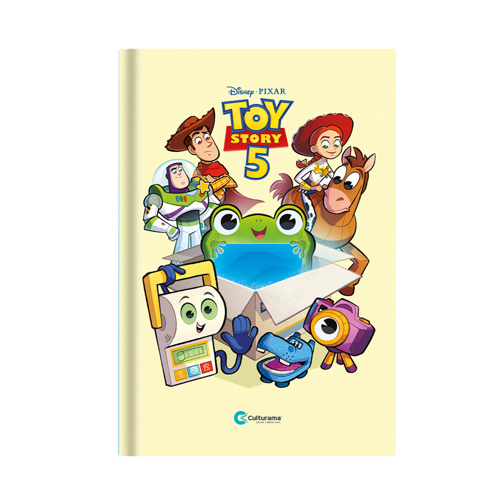 Capa do livro Livro - Livro De Histórias Capa Dura - Toy Story 5 - Novo - Editora Culturama Editora -