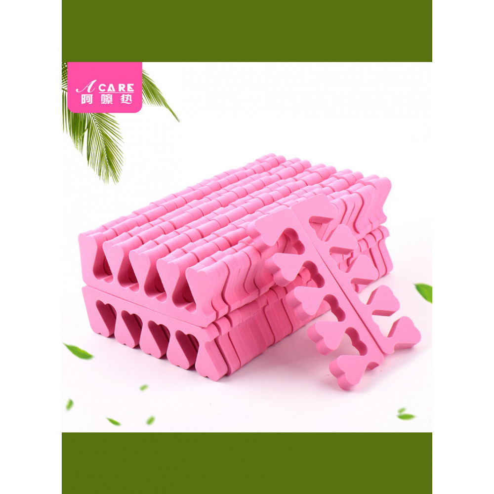 Pq801-esponja separador de dedo do pé de Silicone Manicure suprimentos ferramentas dedo do pé separador de esmalte separ