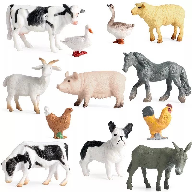 Brinquedo Premium - 10 Animais da Fazenda