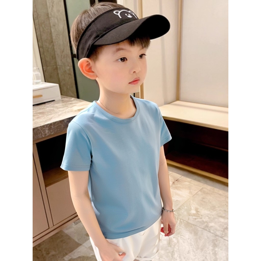 27 crianças marca comércio exterior pedido Original roupas infantis algodão puro manga curta camiseta 2026 verão bebê me