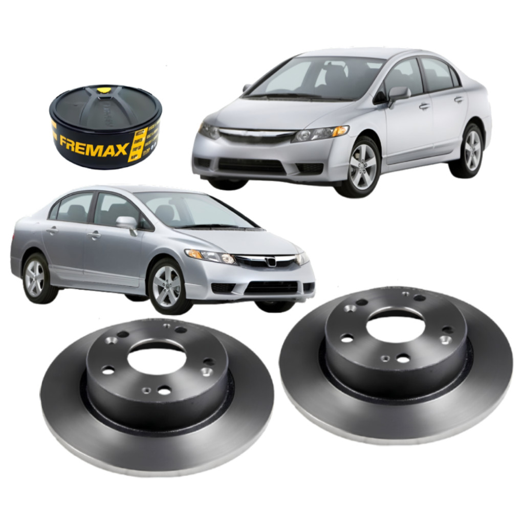 Disco Freio Traseiro - Fremax - Bd-2510 – Civic 2005 1.8