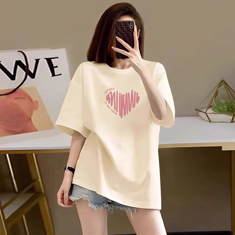 Verão estilo fino maternidade camiseta de manga curta solta mais gordura tamanho grande roupa de maternidade maternidade