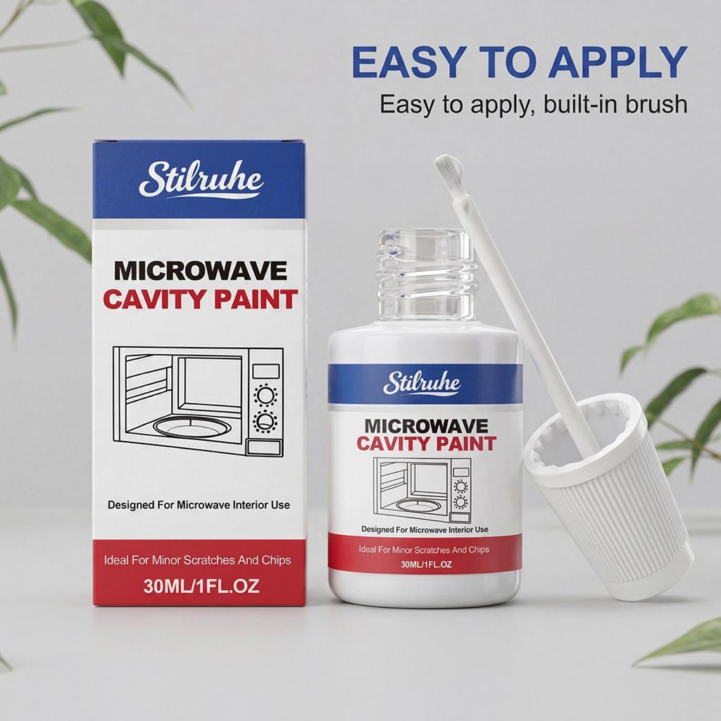 Pintura De Micro-Ondas 30ml Universal Forno De Microondas Cavidade Retoque Para Casa Cozinha Apartamento Restaurante chw
