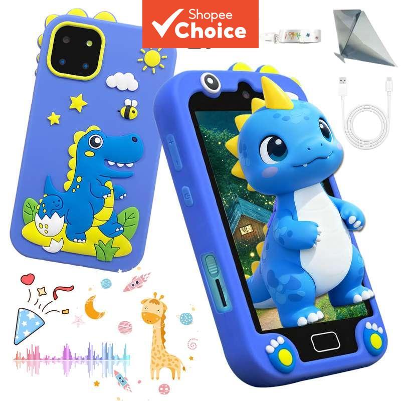 Brinquedo de Smartphone para Crianças, com Câmera HD, Aprendizagem Pré-escolar, Brinquedo de Viagem, Presente para