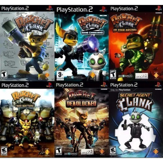 Games PS2 Kit Ratchet & Clank Coleção 6 DVDS - Alter Games