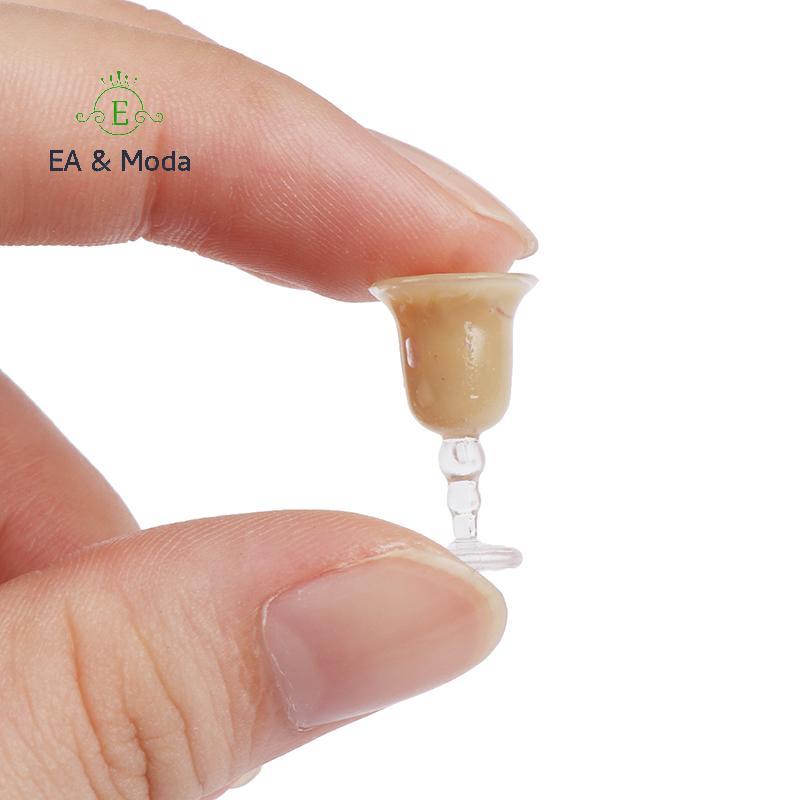 Conjunto De Garrafa Em Miniatura Para Casa De Bonecas EA & Moda 1/12 Com Copo Simulação De Bebidas Modelo Brinquedos .