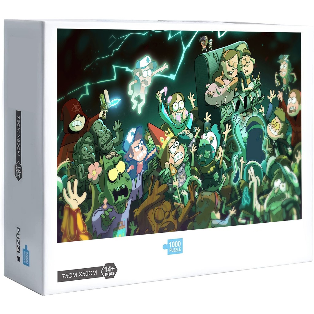 Gnomos Estranhos Gravidade Cai Dipper Mabel Stan Quebra-Cabeça 300 500 1000 Peças Decoração Para Casa Jogo Presente
