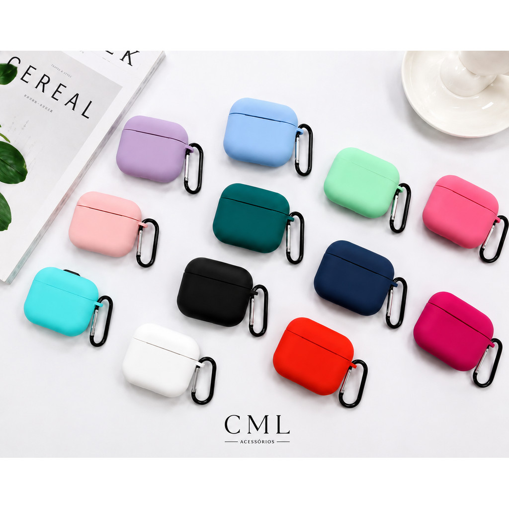 Case Capa Protetora Para  AirPods PRO -  AirPods PRO2 - AIRPODS 3 - AIRPODS 1&2